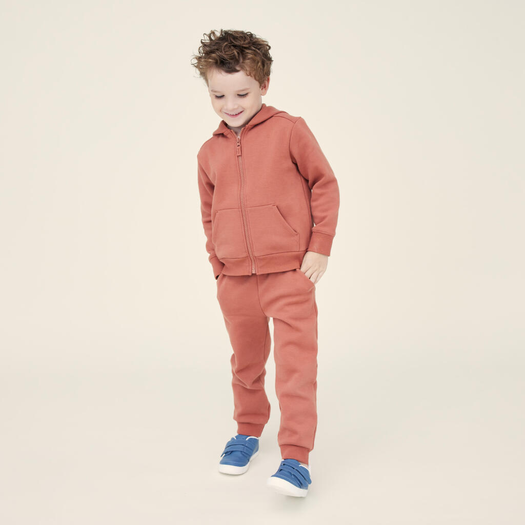 Baby Jogging Bottoms - Terracotta