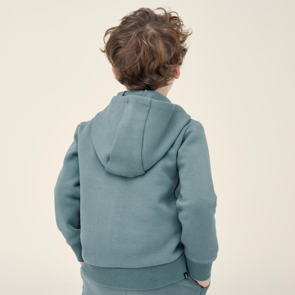 Baby Zip-Up Sweatshirt - Terracotta