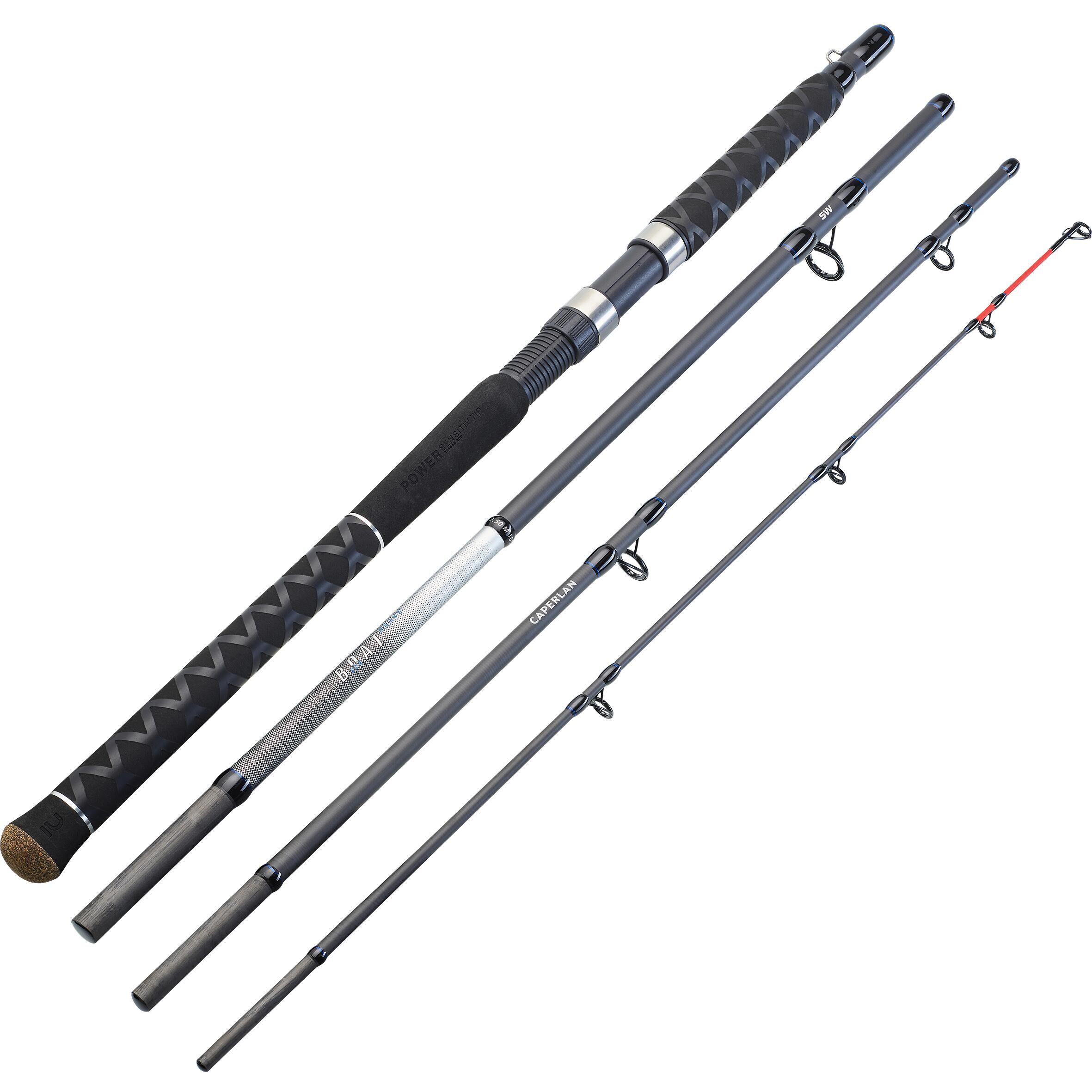 CAPERLAN SEA FISHING BOAT ROD SEABOAT 500 250 POWER TRAVEL