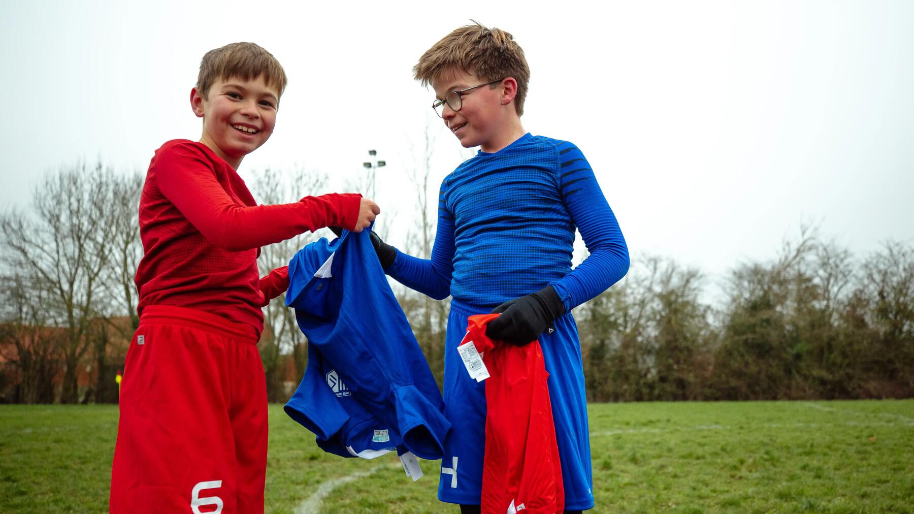 Packe dein Kind warim ein fürs Fußball Wintertraining
