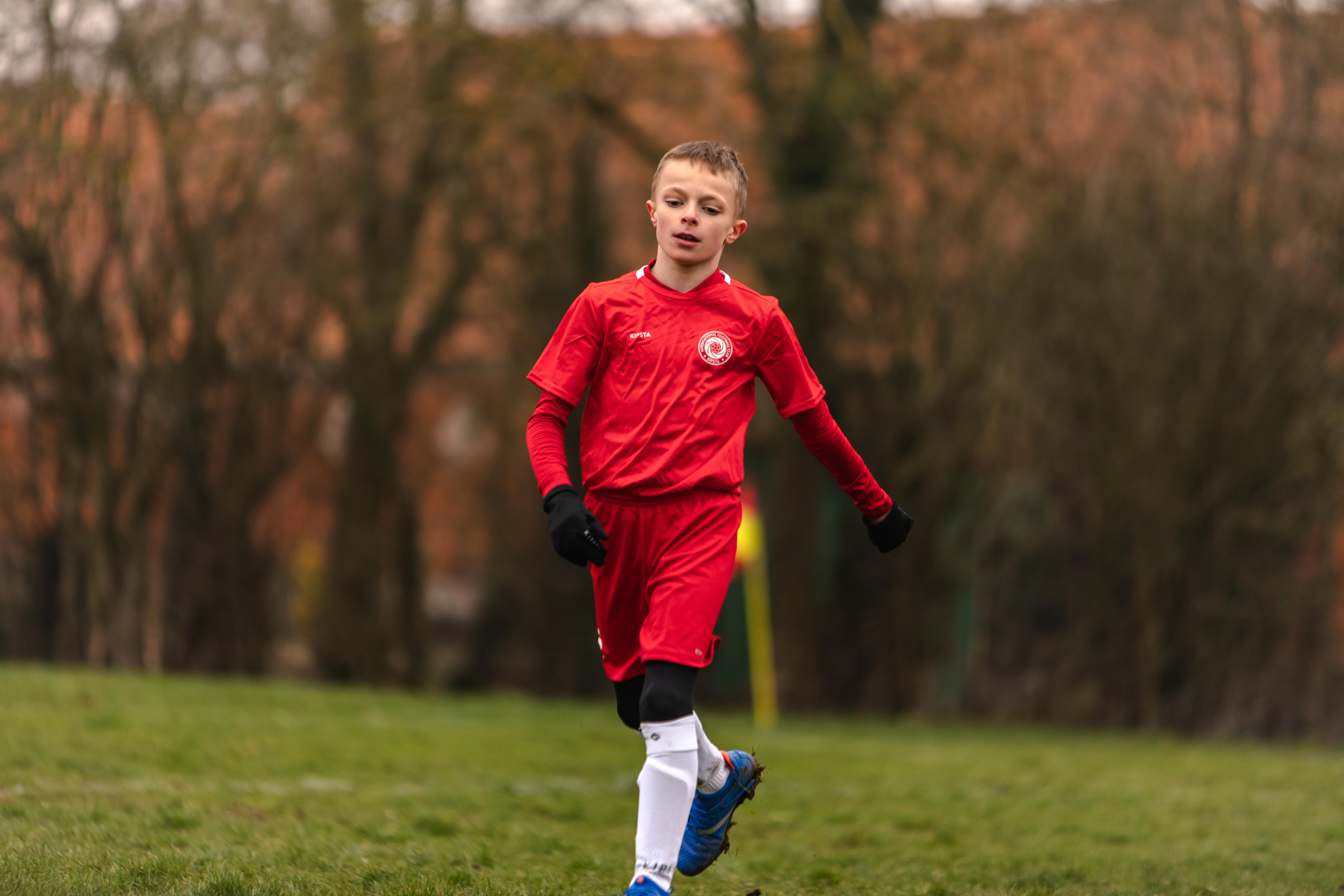 Short de soccer enfant – Essentiel rouge - KIPSTA