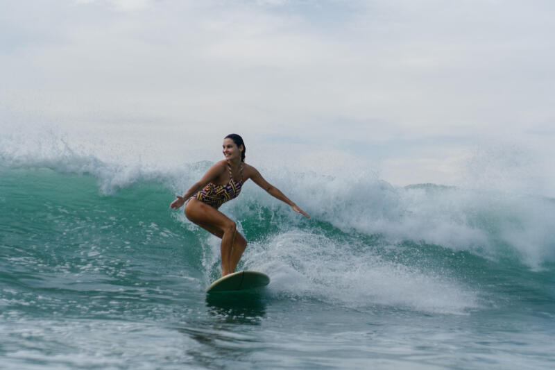Kostium kąpielowy jednoczęściowy surfingowy damski Olaian Andrea Surf