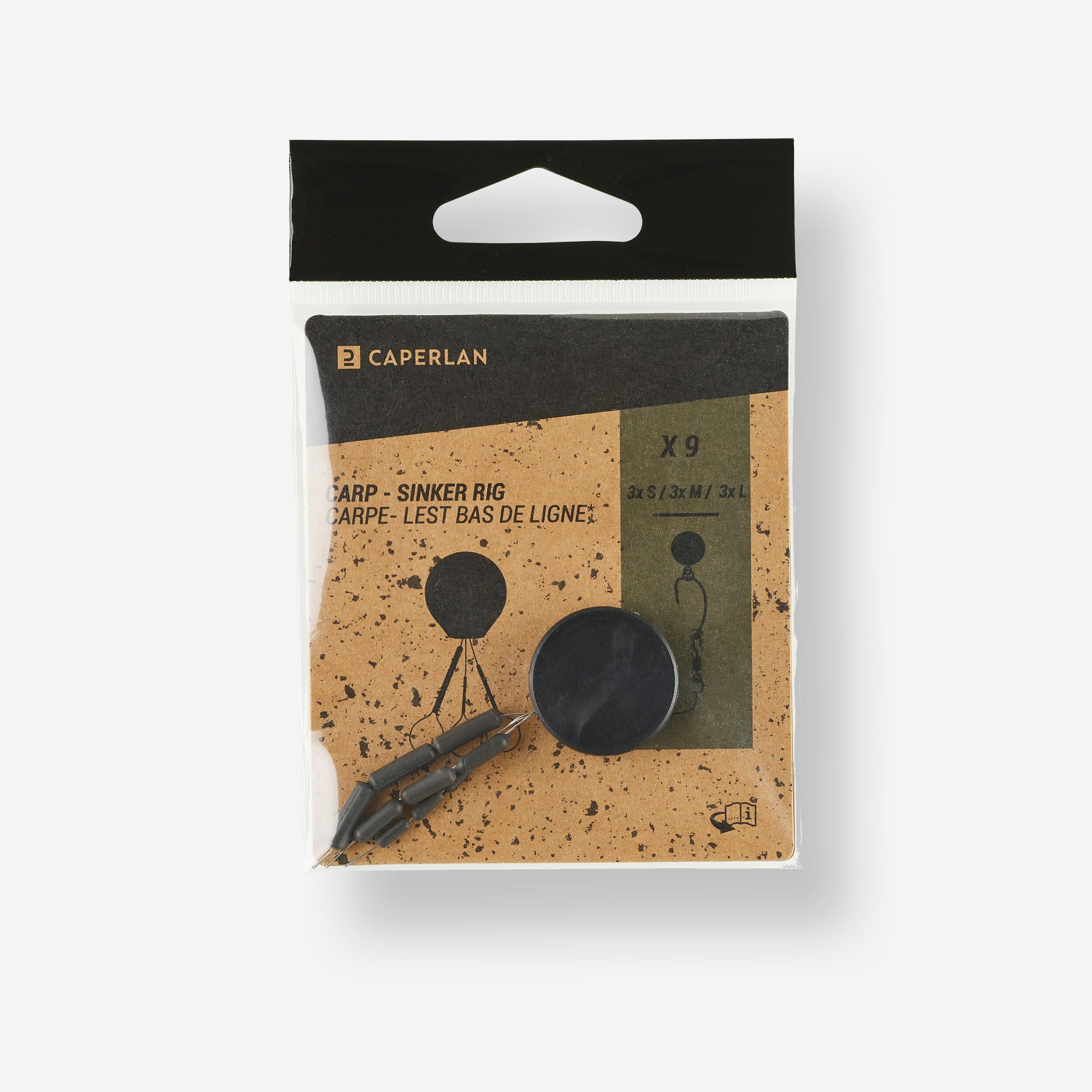 SINKERS X9 ACCESSOIRES MONTAGES PÊCHE DE LA CARPE 2/2