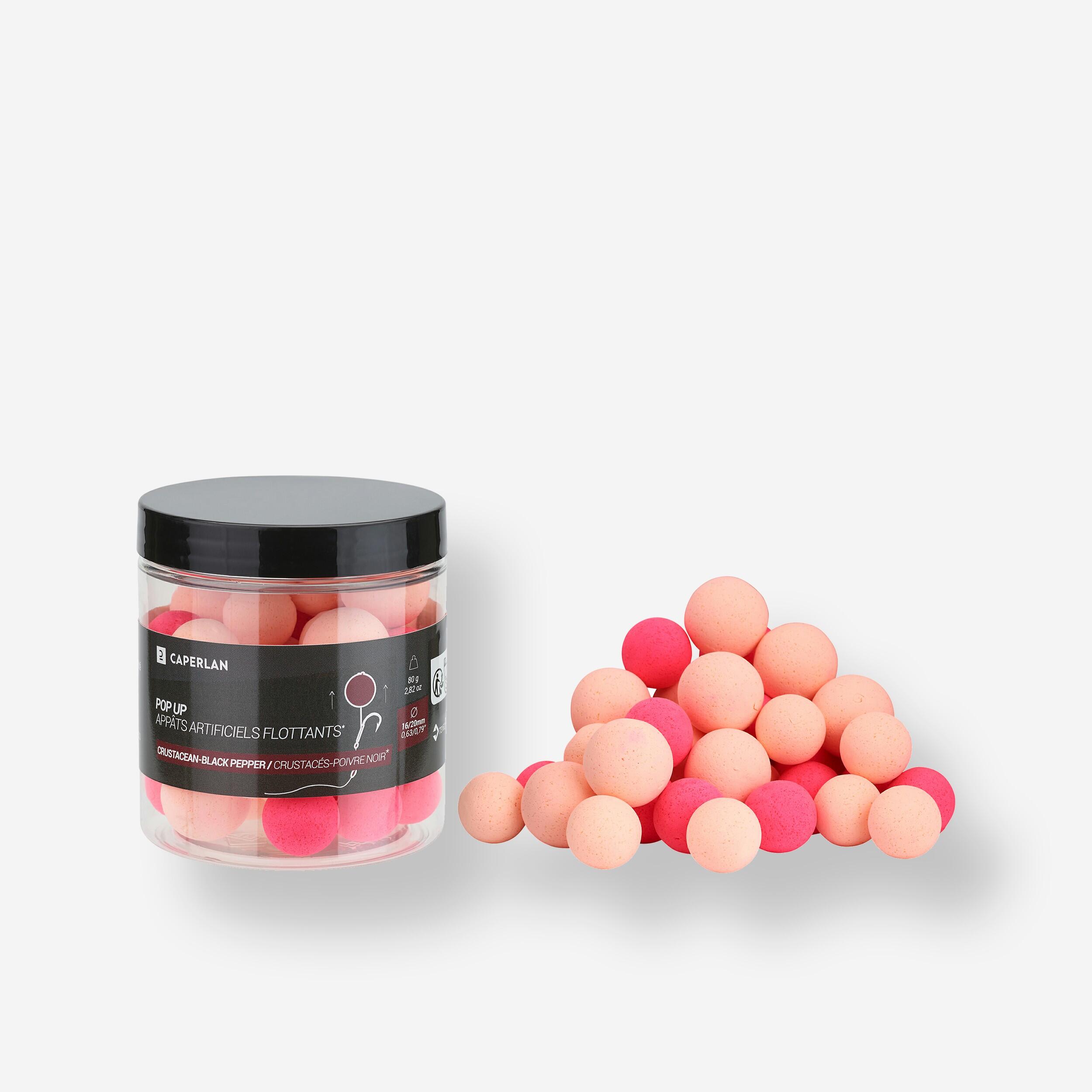 CAPERLAN Plávajúce boilies na lov kapra Pop-ups 16-20 mm Kôrovce - Čierne korenie