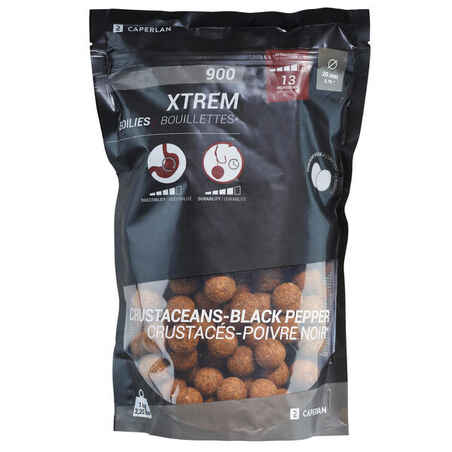 Carp Fishing Boilies NATURALSEED 900 20mm 1kg - Crustaceans-Black pepper