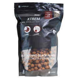 Boilies Carp Fishing XTREM 900 14mm 1kg Crustaceans-Black pepper