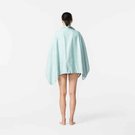 Swimming Microfibre Towel Size L 80 x 130 cm Light Green
