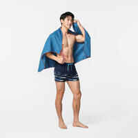 Swimming Microfibre Towel Size XL 110 x 175 cm - Blue