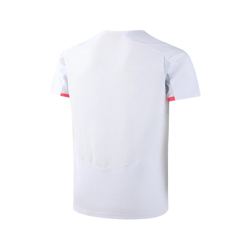 Kids' Short-Sleeved Football Shirt Viralto Solo - Jungle Red & - Decathlon