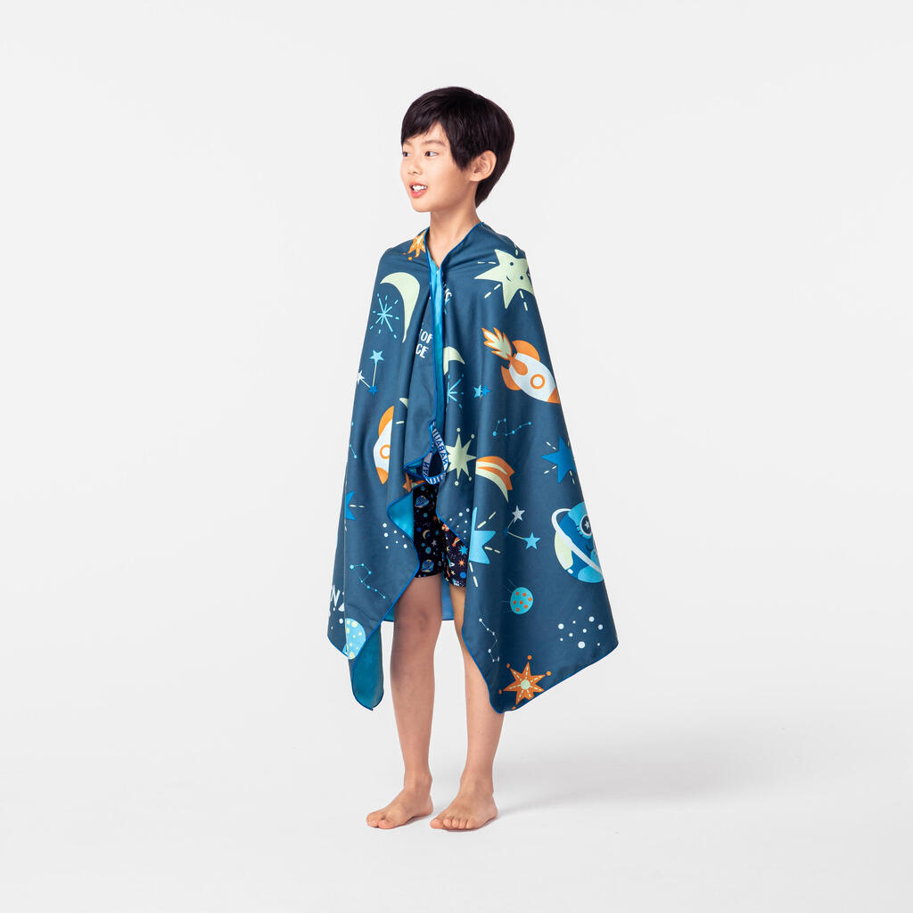Serviette De Bain Microfibre Compact Avec Snaps Taille L 80 x 130 cm