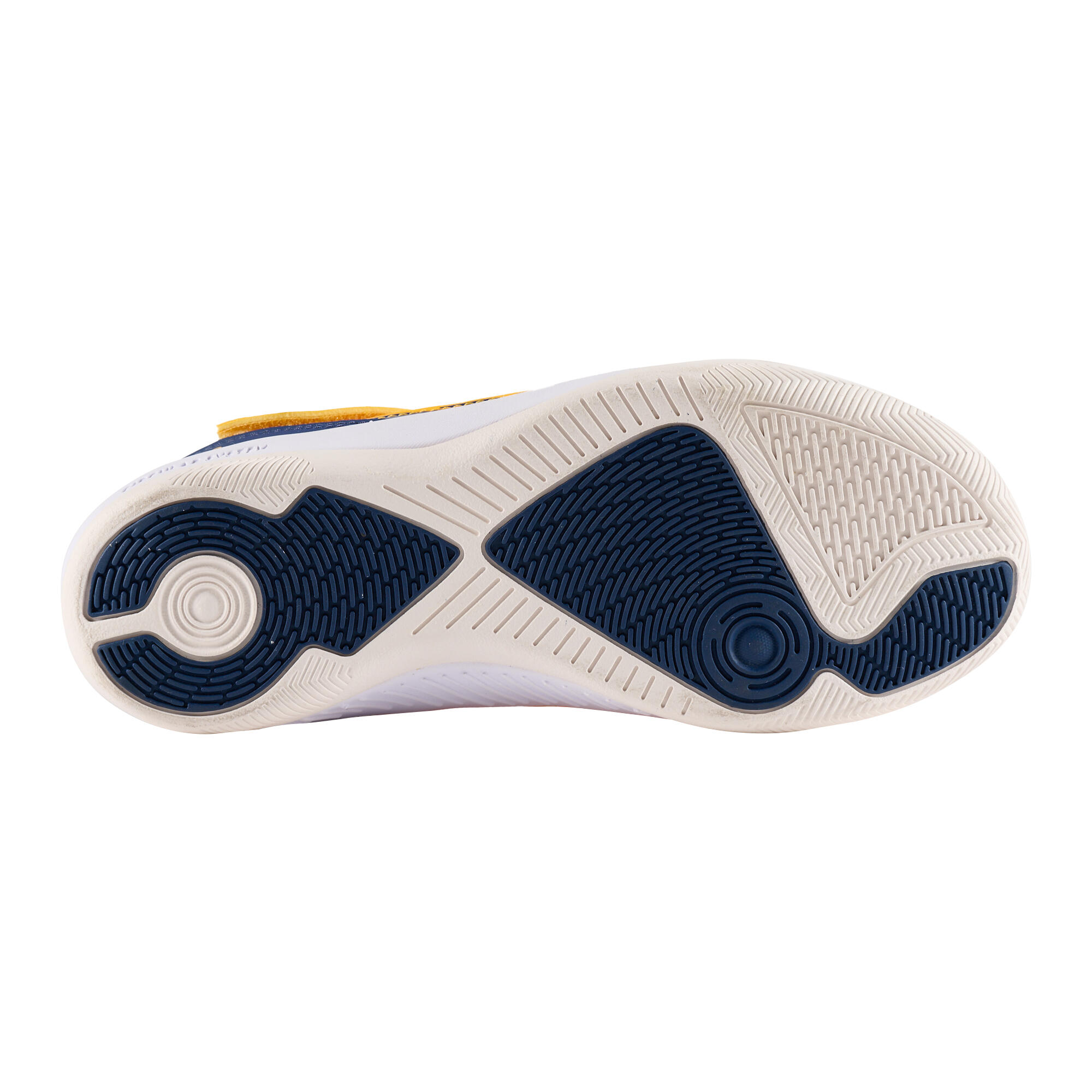 Pro Touch Rebel III Scarpe Da Ginnastica Per Bambini - Navy/Giallo - Taglia 38 - Suola Antiscivolo E Chiusura In Velcro