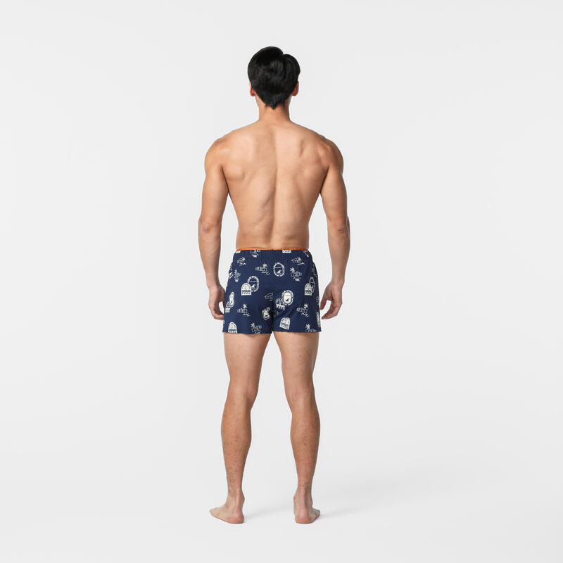 Men’s swimming shorts - Swimshort 100 Short - Pool Blue Ochre