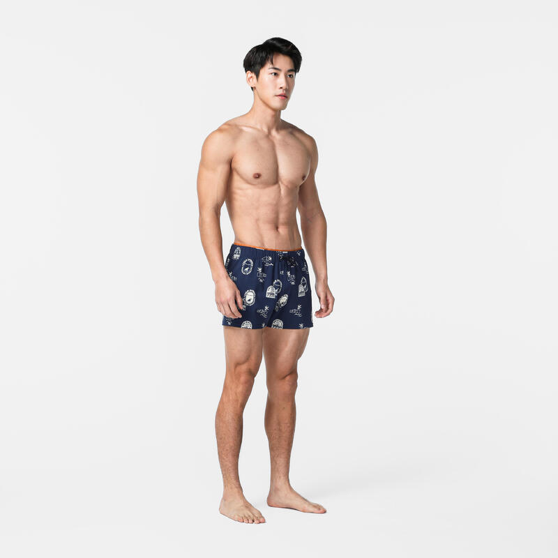 Men’s swimming shorts - Swimshort 100 Short - Pool Blue Ochre