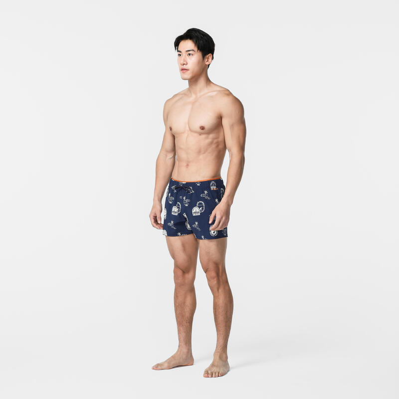 Men’s swimming shorts - Swimshort 100 Short - Pool Blue Ochre