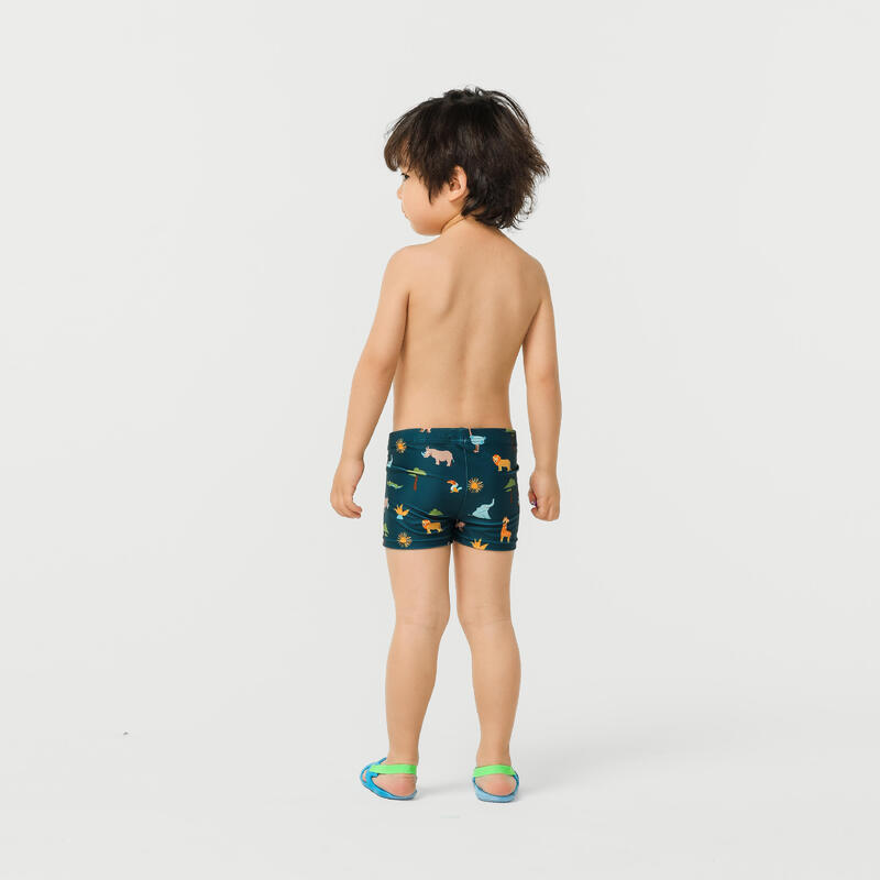 Baby / Kids CN swimming boxers dark blue WILD print