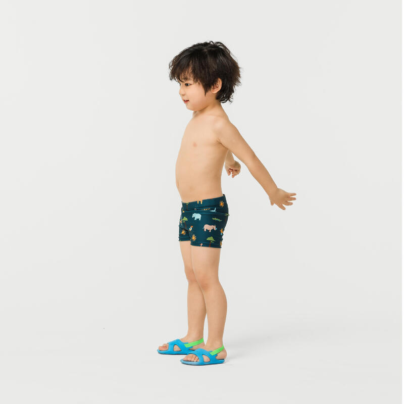 Baby / Kids CN swimming boxers dark blue WILD print