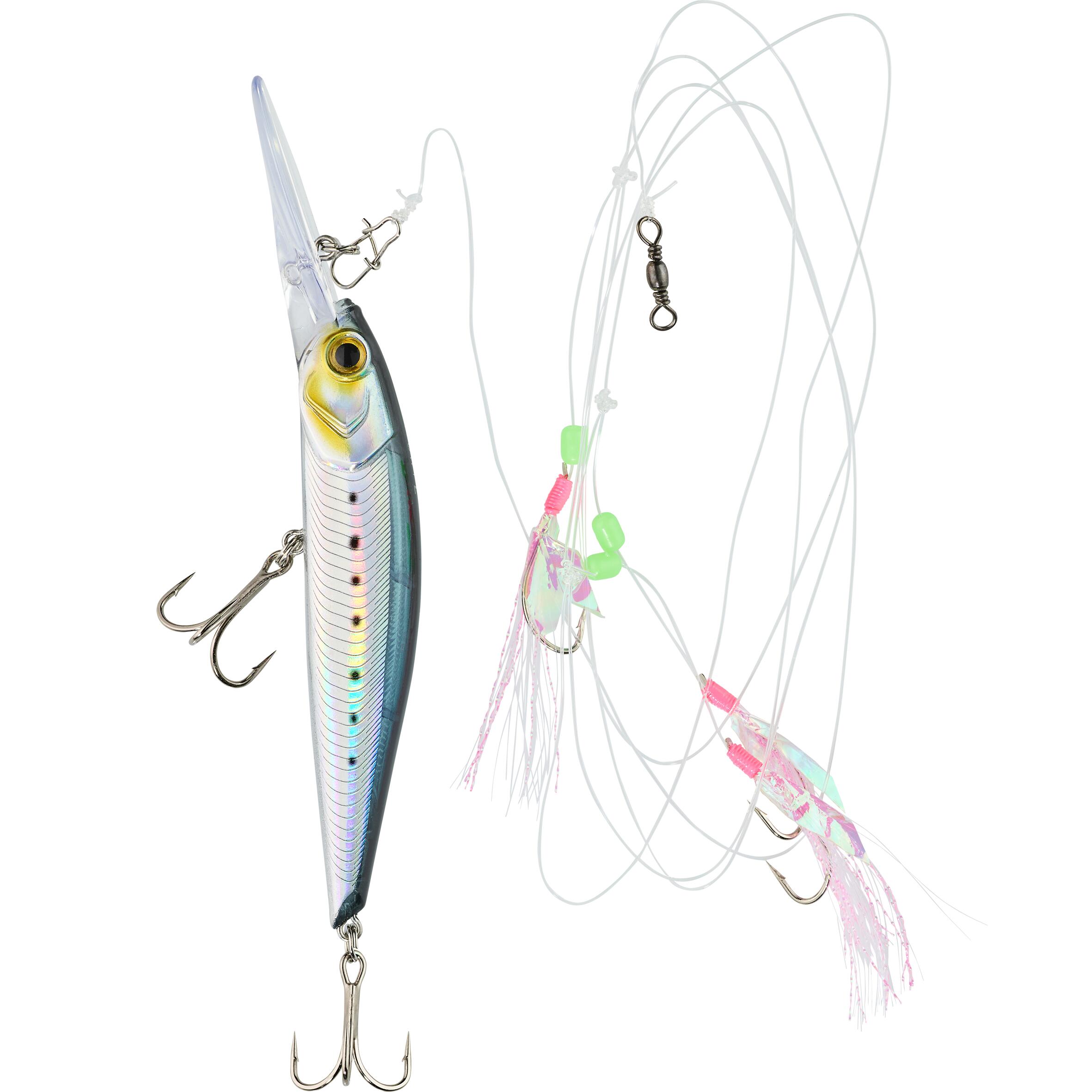 Bas De Ligne Blue Mac 5 Hameçons 1/0 Bleu Pêche En Mer FLASHMER | Decathlon