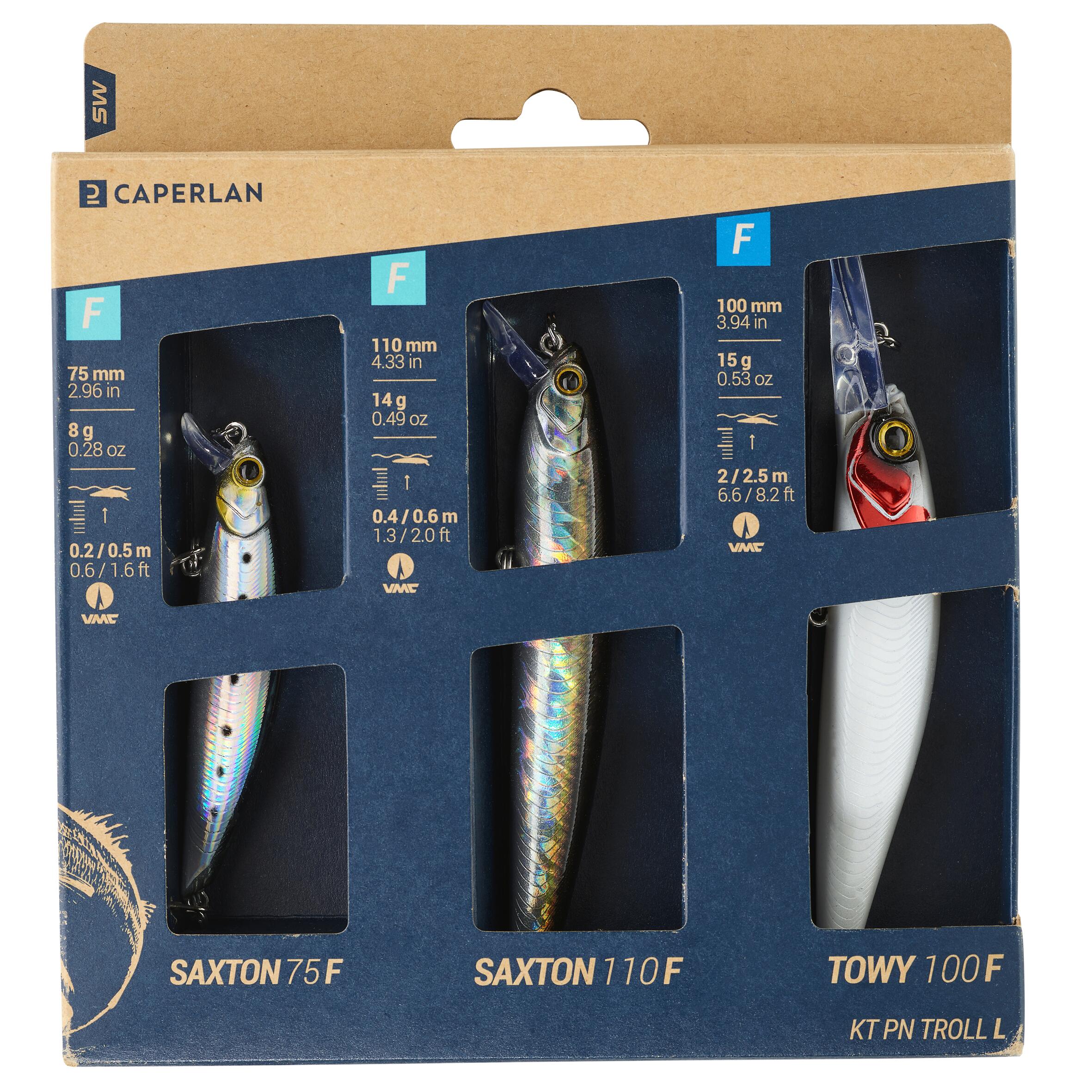 SWIMMING FISH KIT LURE AND TROLL SEA FISHING