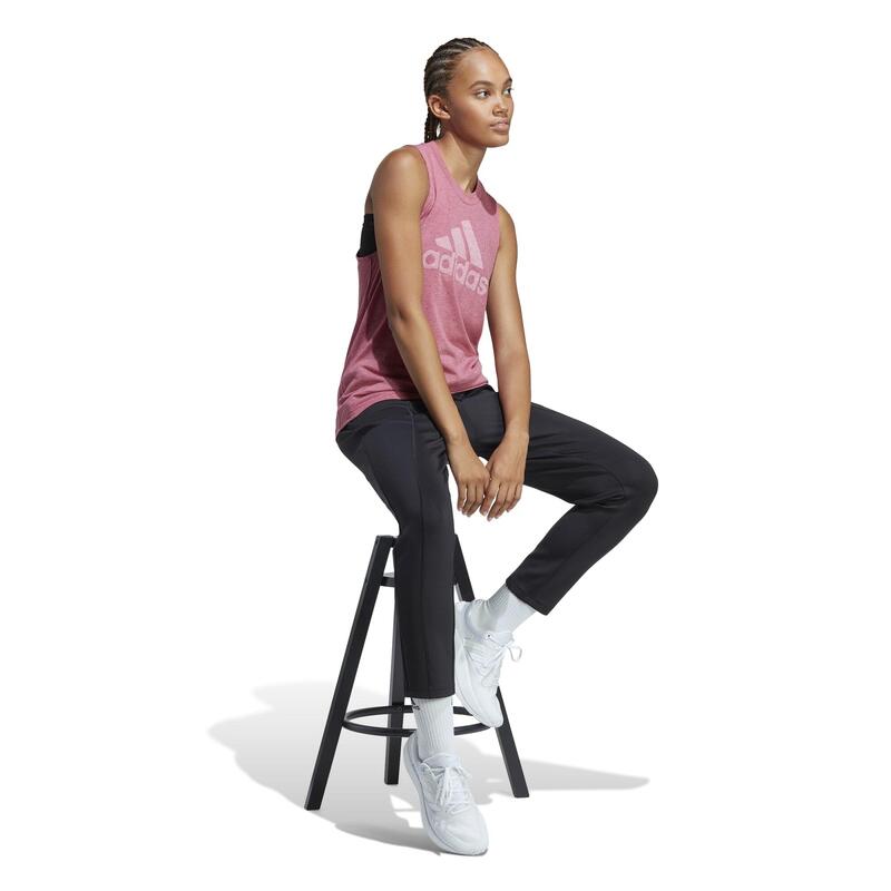 TOP DE ALÇAS DE FITNESS MULHER ADIDAS ROSA