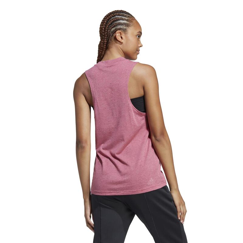 Camiseta Tirantes Fitness Adidas Mujer Rosa