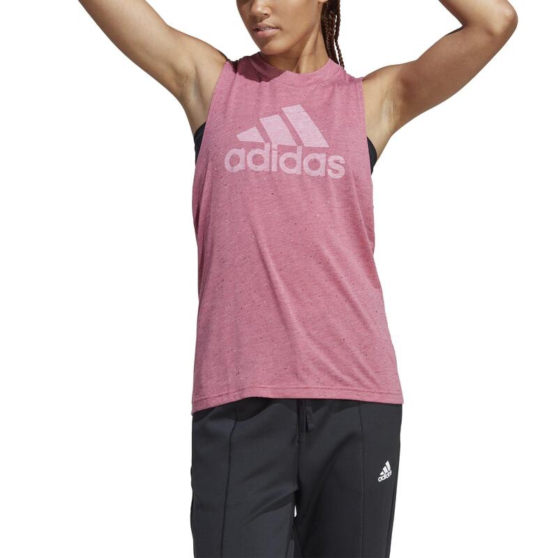 Camiseta Tirantes Fitness Adidas Mujer Rosa