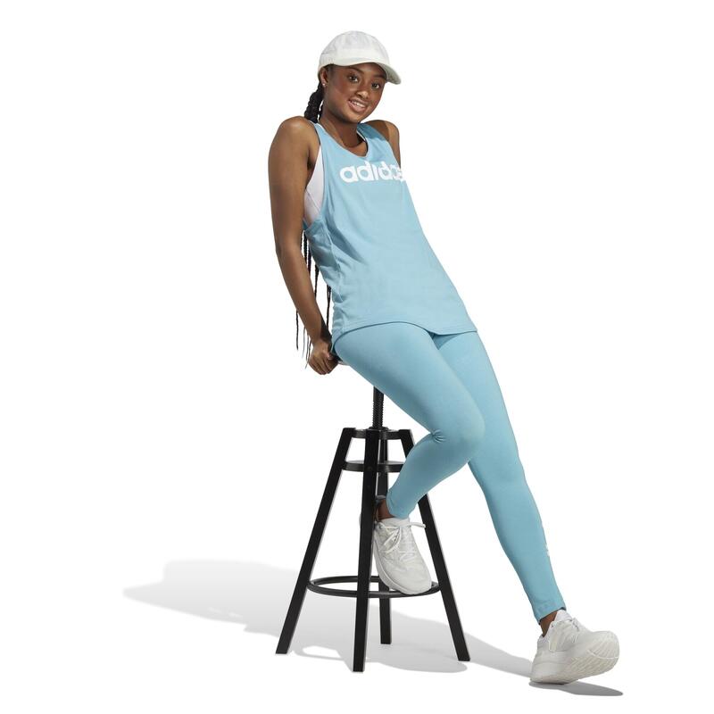 DEBARDEUR DE FITNESS ADIDAS FEMME BLEU