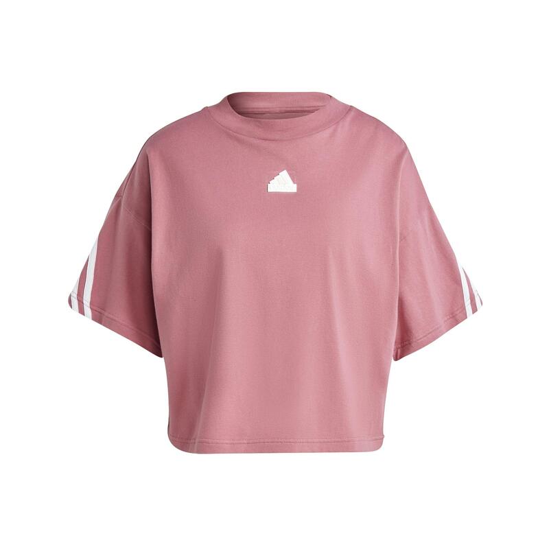 Adidas T-Shirt Damen - 3S rosa