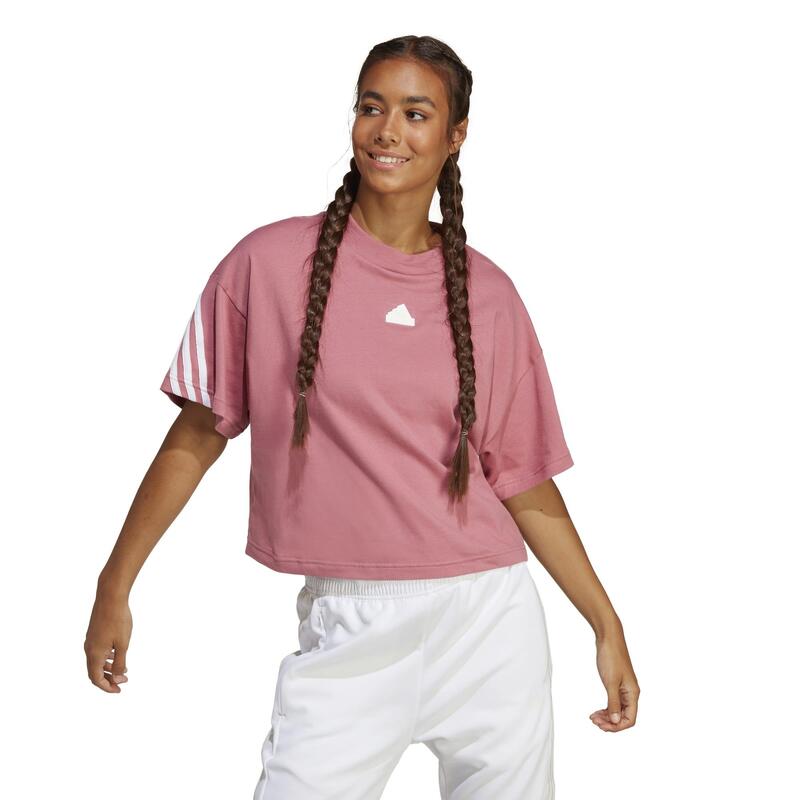 cerrar Con Indiferencia Camiseta fitness future icons Adidas Mujer rosa | Decathlon