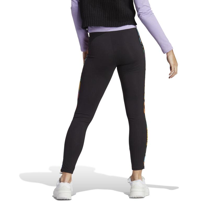 Leggings Fitness adidas Mujer Negro Estampado Floral