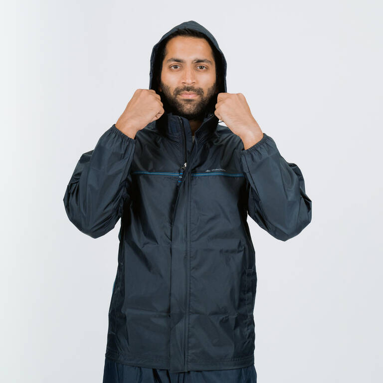Waterproof hiking jacket - Raincut full zip V2 - Men