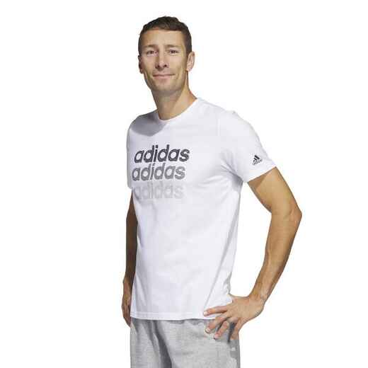 
      Men's Low-Impact Fitness T-Shirt - White
  