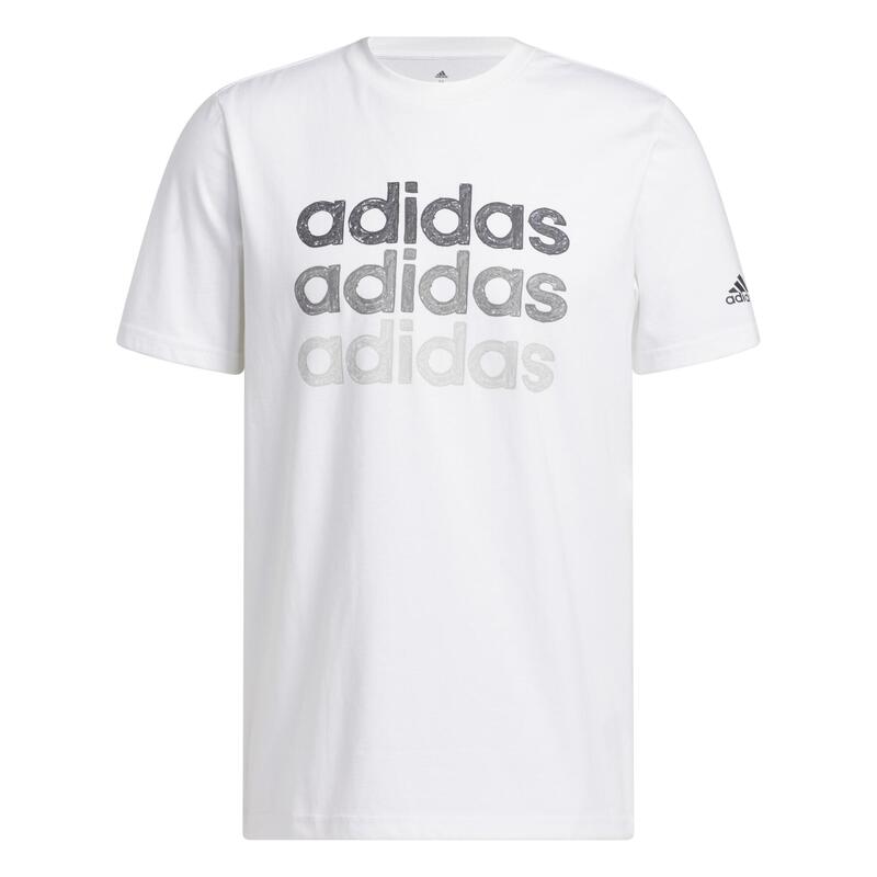 T-SHIRT DE FITNESS SOFT TRAINING ADIDAS HOMME BLANC