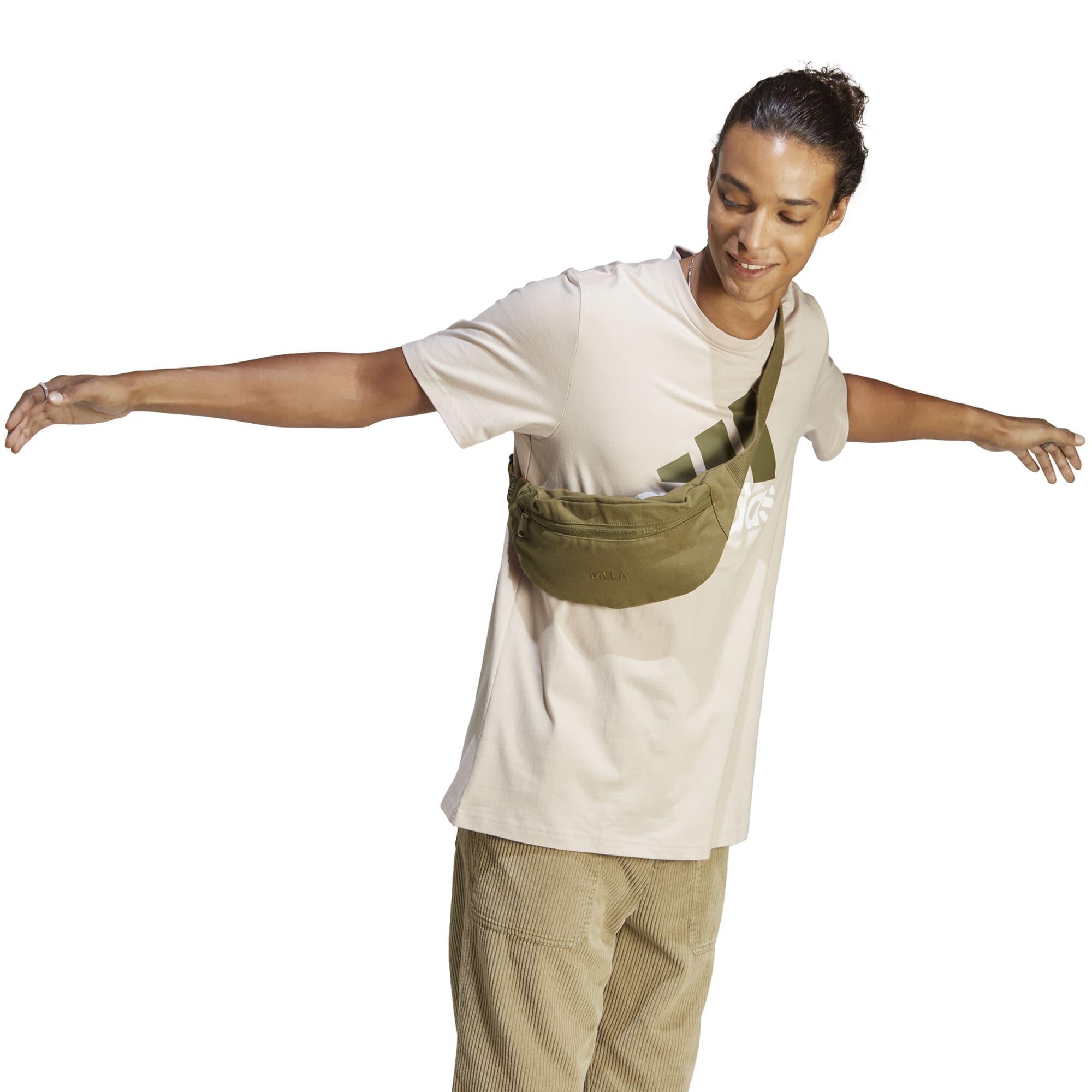 T-SHIRT DE FITNESS ADIDAS HOMME TAUPE 5/5