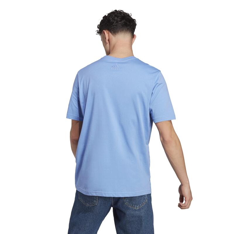 Camiseta Fitness adidas Hombre Azul