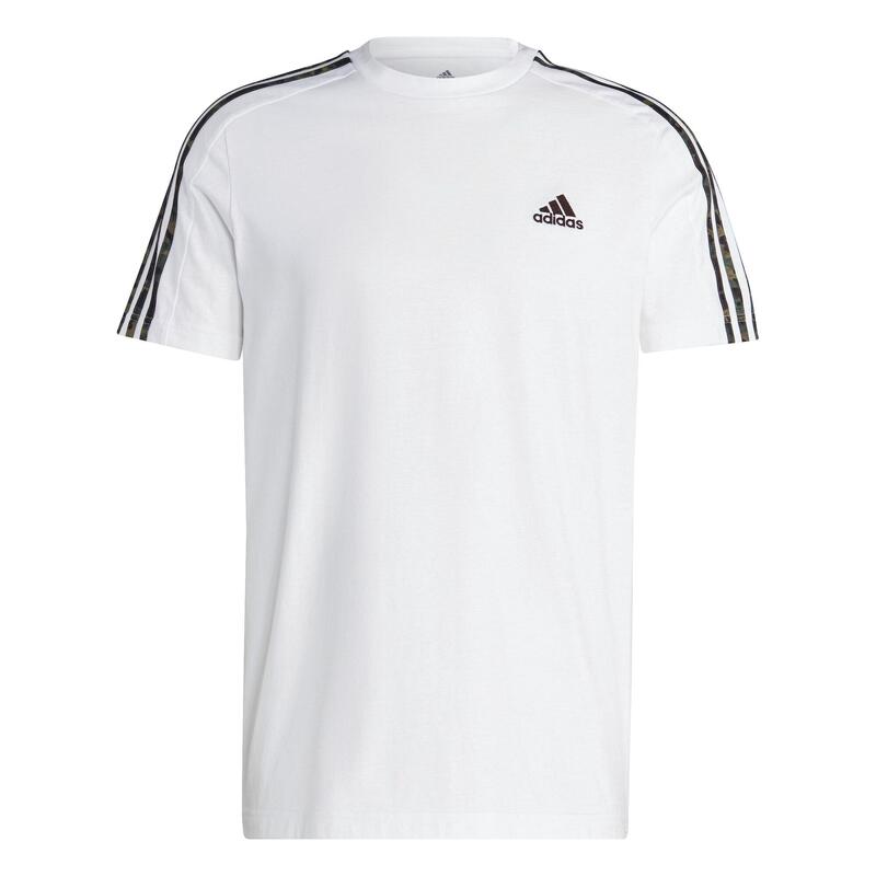 Camiseta Fitness Soft Training adidas Hombre Blanco Camu