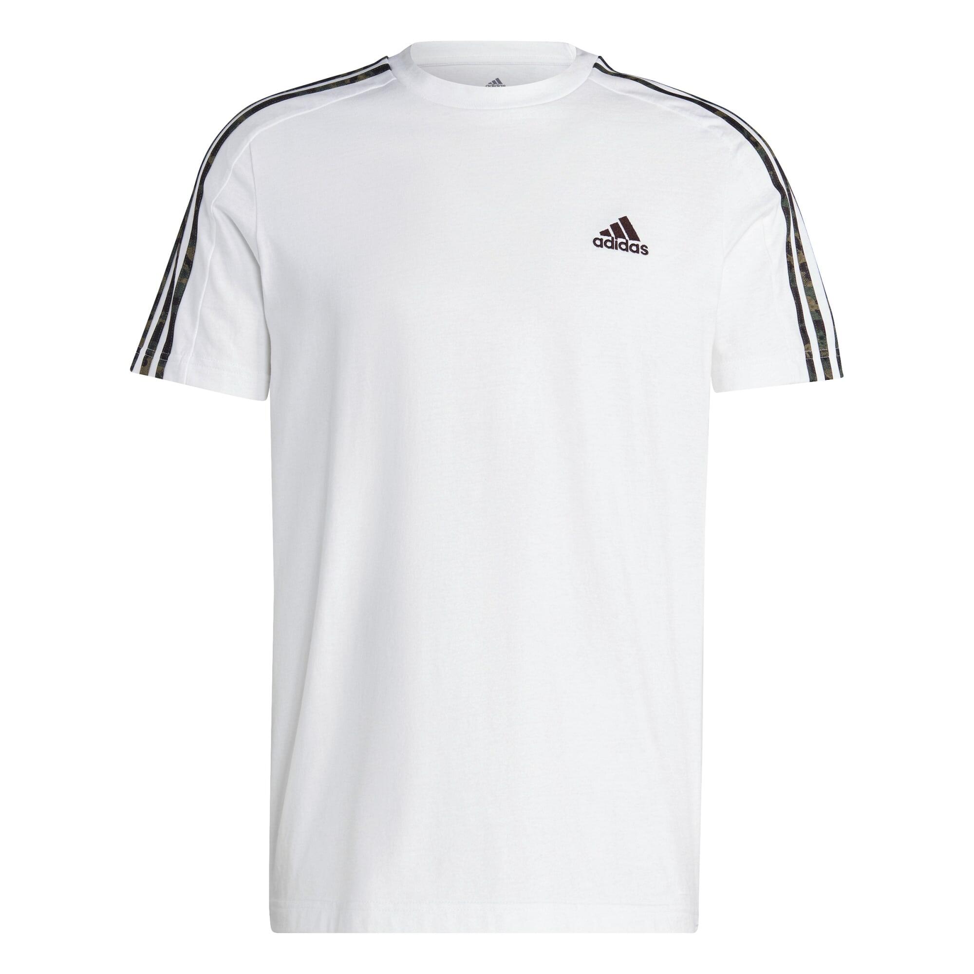 T-SHIRT CAMO FITNESS SOFT TRAINING ADIDAS MEN WHITE