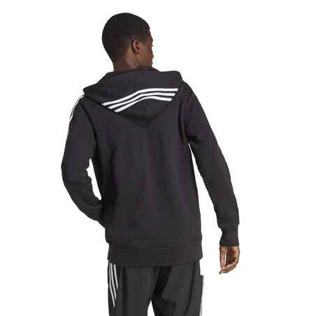 Men's Fitness Soft Training Hoodie - Black