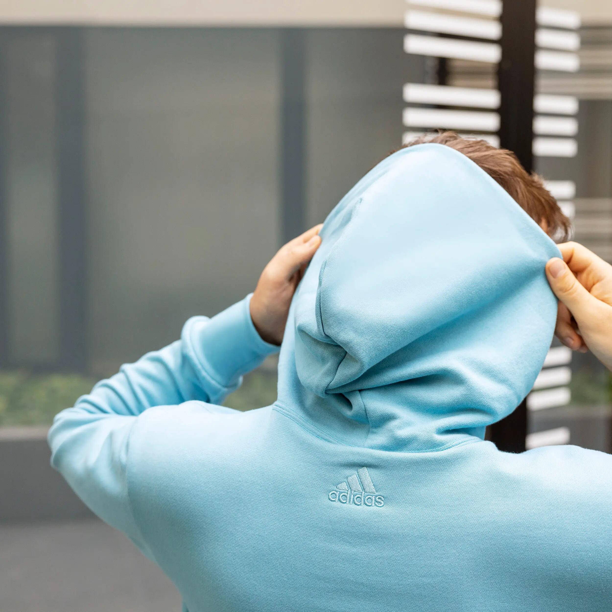 Men's Fitness Hoodie - Blue 6/7