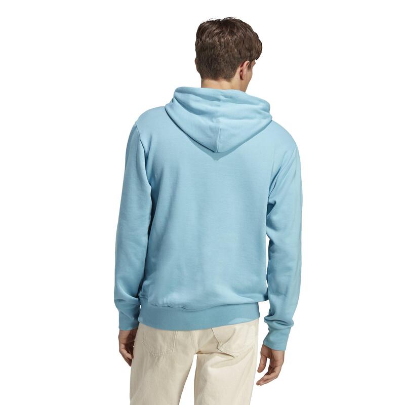 SWEAT-SHIRT A CAPUCHE DE FITNESS ADIDAS HOMME BLEU