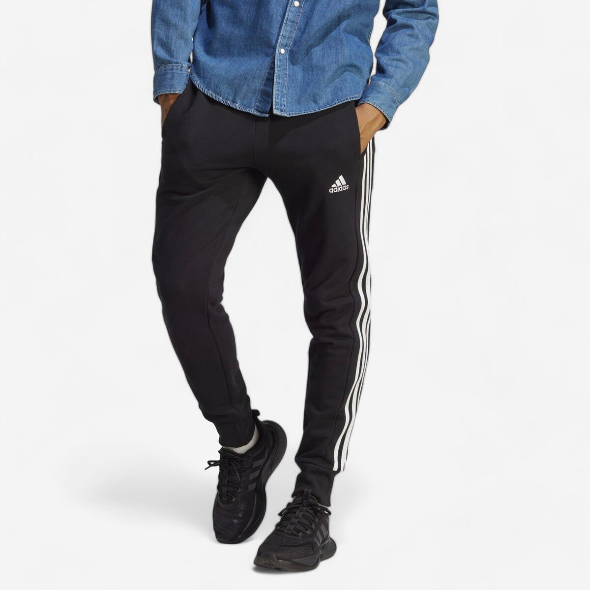PANTALON JOGGING DE FITNESS ADIDAS HOMME NOIR