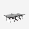 Compact Indoor Table Tennis Table TTT 930 ITTF - Black