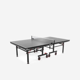 Table de tennis de table intérieure compacte compétition ITTF, TTT 930 Noir
