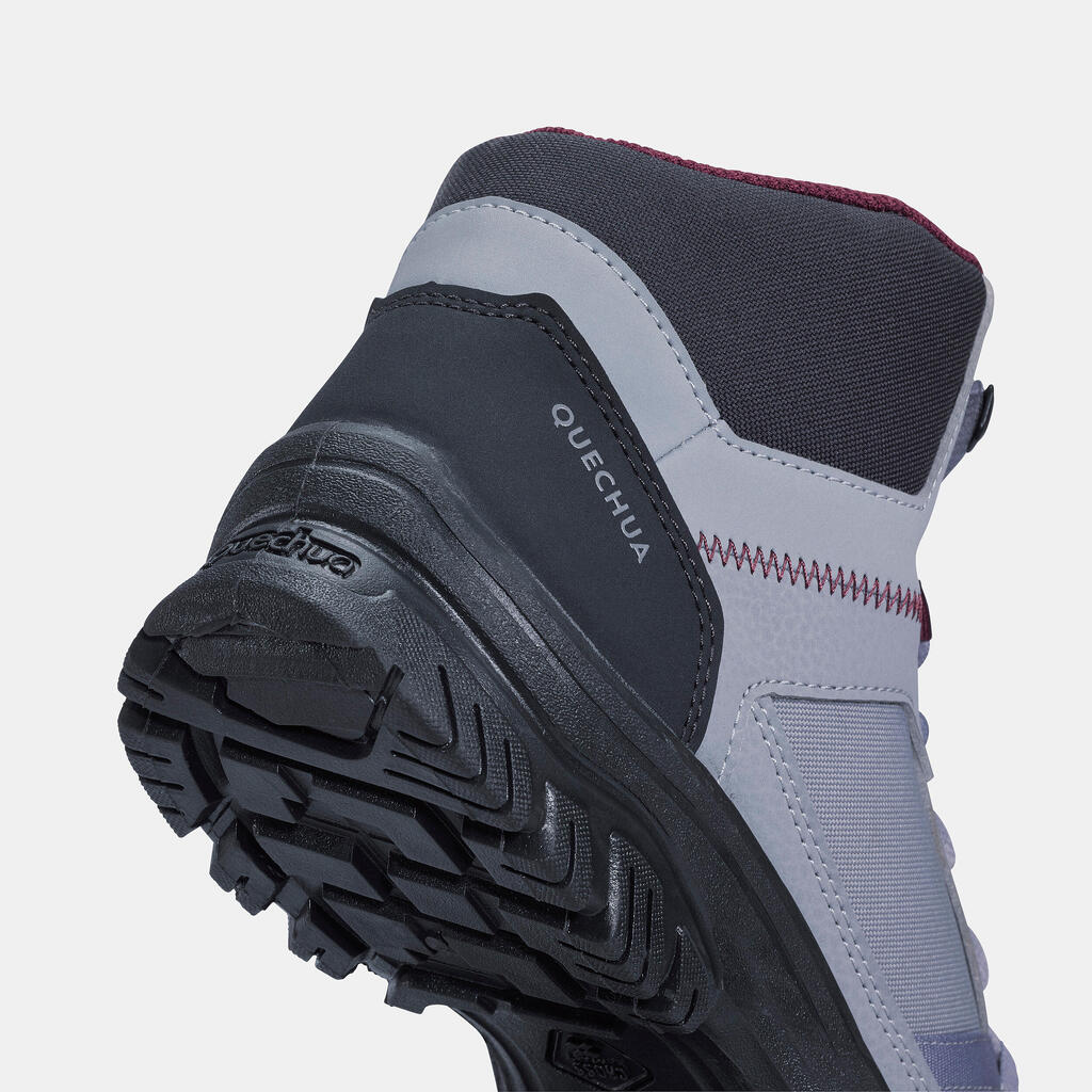 Botas para iniciación en senderismo para Mujer Quechua NH100 gris