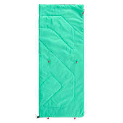 KIDS’ SLEEPING BAG MH100 20°C - TURQUOISE