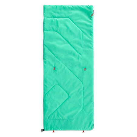 KIDS’ SLEEPING BAG MH100 20°C - TURQUOISE