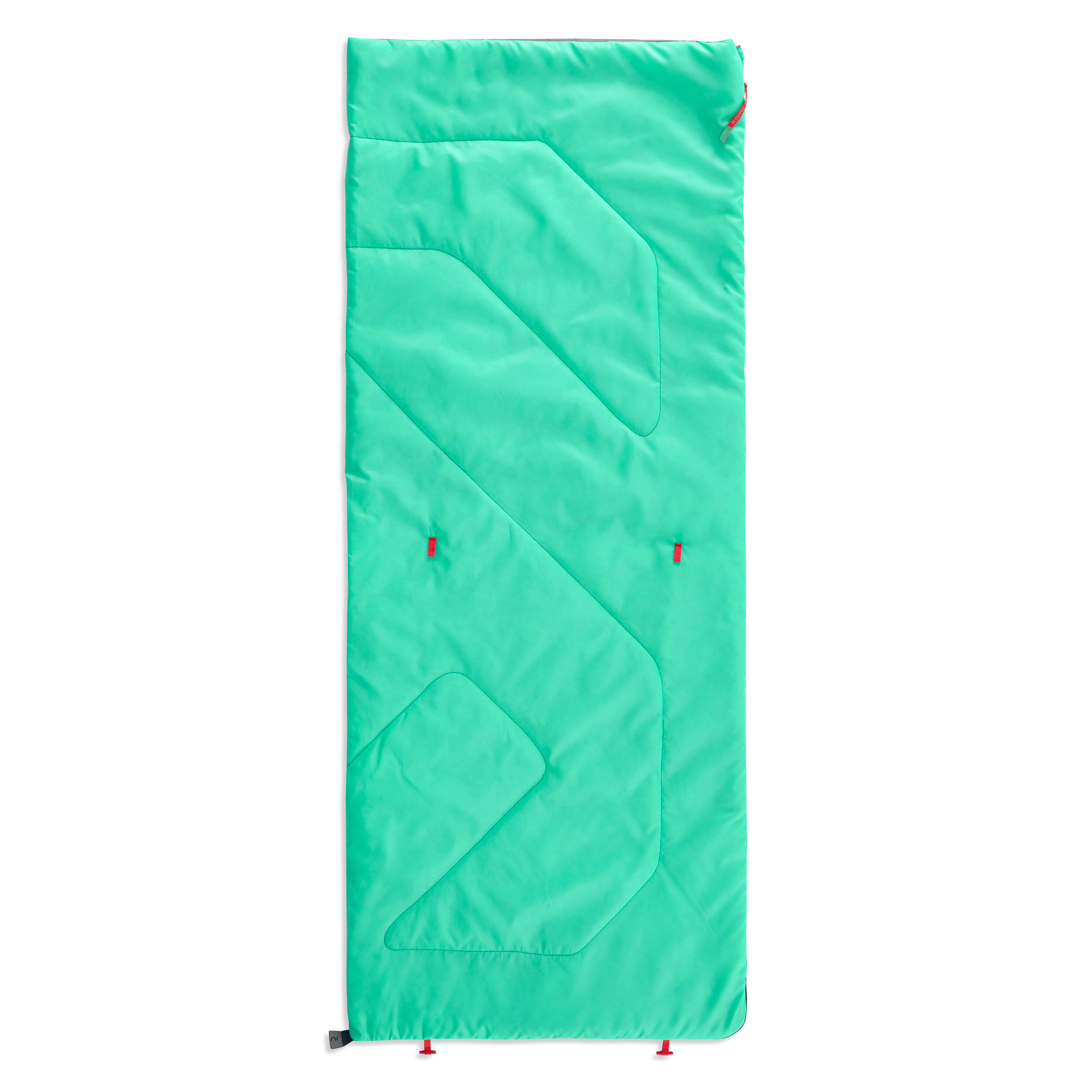 KIDS’ SLEEPING BAG MH100 20°C - TURQUOISE 2/5