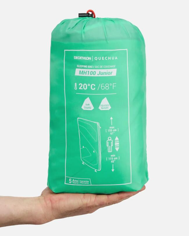 SAC DE COUCHAGE ENFANT MH100 20 °C - TURQUOISE