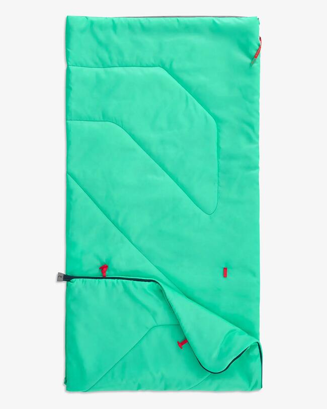 SAC DE COUCHAGE ENFANT MH100 20 °C - TURQUOISE