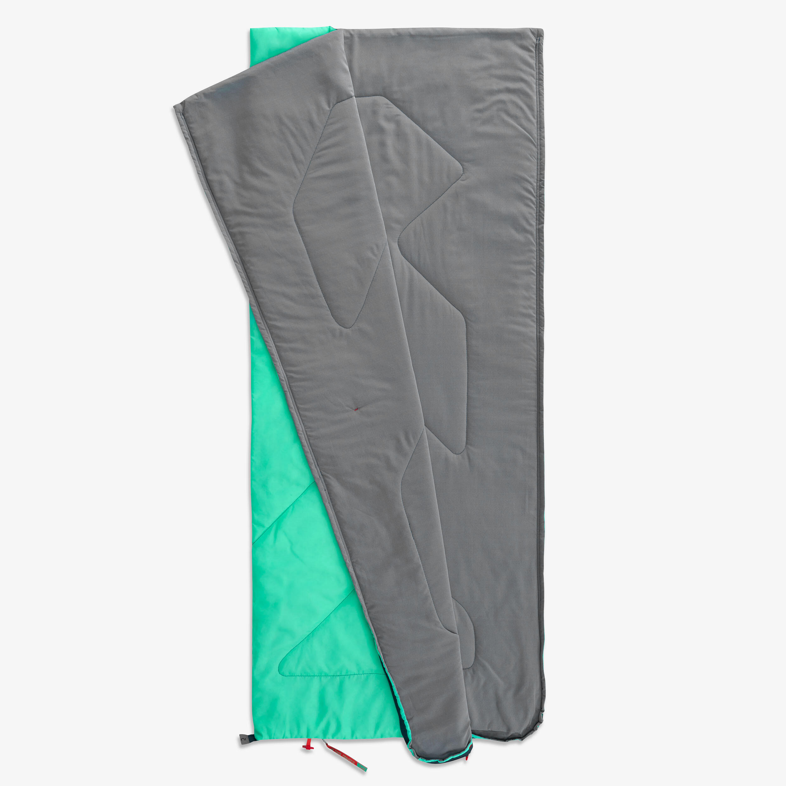 KIDS SLEEPING BAG MH100 20 C TURQUOISE