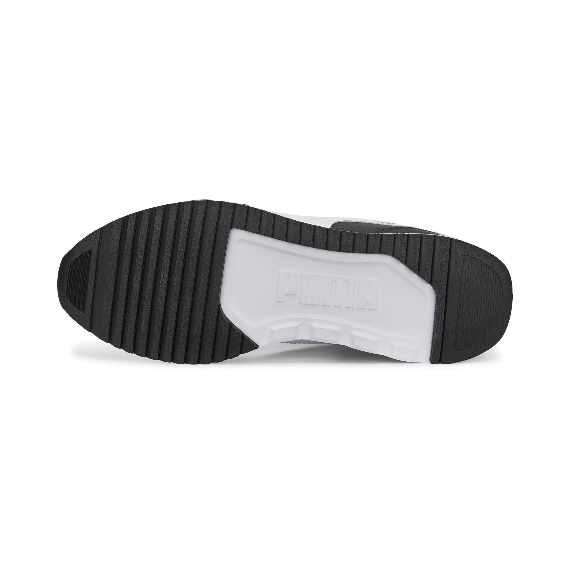  PUMA R78 Men's Urban Walking Shoes - Grey and White 4/4